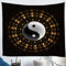 igyhuij schwarzes Gold Yin-Yang Wandteppich, 3d Aesthetic Psychedelic Tapestry, Home Decor Wandteppiche Wandkunst für Zimmer, 175x230 cm