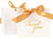20 Stück Geschenktüte mit Schleifen Geschenkboxen Danke Geschenkpapiertüten Geschenktasche Thank You Geschenktüten Papier für Geburtstag Party Weihnachten Hochzeit (Gold-A)