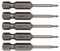 ZHIDA Juego de puntas de destornillador Torx T5 TX5 de 2 pulgadas de largo (50 x T5 5 piezas)