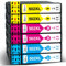 SANCTink 502 XL Druckerpatronen für Epson 502XL 502 Kompatibel für Epson XP-5100 für Epson WF 2860 für Workforce WF-2865 WF-2880 WF-2885 Expression Home XP-5105 XP-5150 XP-5155 (2 Cyan/Magenta/Gelb)