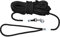 Hummelt Universalleine Schleppleine Leine 6mm 10m schwarz mit Handschlaufe