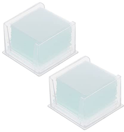 200pcs Standard Microscope Cover Slips, 24x24mm Square Coverslips Cover Glass for laboratory