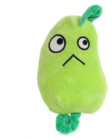 Aolivia Pvz plush-come with 50pcs stickers, Pvz stuffed doll, Cute plants pvz soft toys (spring bean)