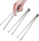 UPTALY Lot de 3 pinces fines en acier inoxydable 18/10 (21 cm), pinces japonaises pour barbecue, pinces Yakiniku légères, pinces à barbecue coréennes, pinces à sushi, petite pince de cuisine