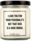 candle guy Duftkerze | I love you for your personality. But that dick is a huge bonus. | Handgemacht aus 100% Sojawachs | 70 Stunden Brenndauer