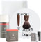 MÜHLE Rytmo Rasierset 8 tlg. - Pinsel, Hobel und Ständer verchromter Fuß, Klinge, Seife, Tuch, After Shave – edle Esche
