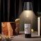 Vusddy Lampada Per Bottiglia,Lampada Da Tavolo Senza Fili,3 Colori, Ricarica Usb,Lampada Da Scrivania Ip54 Impermeabile,Lampada Da Bottiglia Per Camere Da Letto,Soggiorno,Ristorante,Bar (nero)
