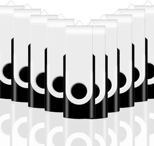 USB Stick 8GB 10 Stück JBOS USB Sticks 10er Pack 8 GB Flash Speicherstick USB2.0 Rotate Metall Schnellen Geschwindigkeit USB Flash Drive, USB-Flash-Laufwerk