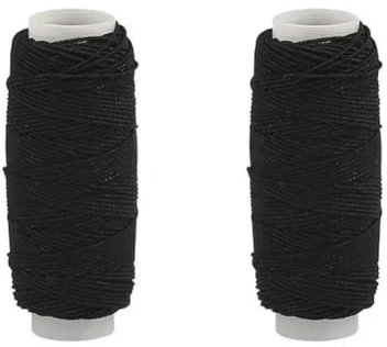 2/3 Rotolo di Fili Elastici Colorati per Macchine da Cucire 0.5 Millimetri ad Alta Elasticità Filo da Ricamo per Cucire Accessori per Cucire a Mano Fai da Te