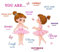 DOwrap Ballet Sticker, Ballett Aufkleber, DIY Herausnehmbare Rosa Ballerina Baby Mädchen Wandaufkleber Wandaufkleber Mädchen Schlafzimmer Wohnzimmer Dance Roo（30x90CM）