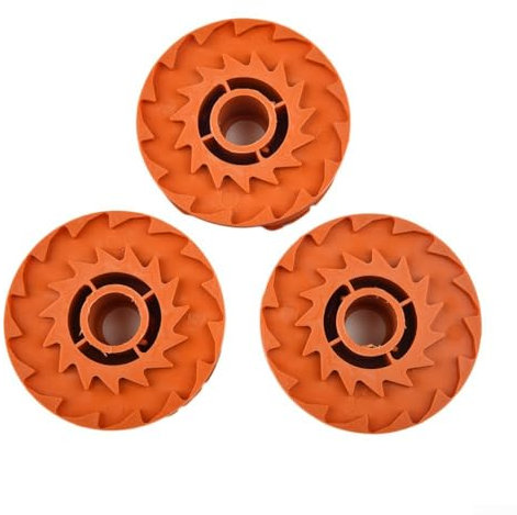 Trimmer Spool Lines, Trimmer Spool And Line, Spool&Line For McGregor MET6032 MET4530 MET3525 For Worx WG1 Grass Trimmer Spool, Trimmer Spool & Line Refills(3pcs)