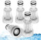 VTORFUN 5Pcs High Pressure Washer Water Filters, 3/4 Thread Quick Connector Car Washing Machine Water Filters, Garden Hose Filter Inlet Adapter