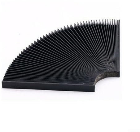 Oniissy Milling Machine Flexible Protective Flat Accordion Bellows Cover Tool,CNC machine guard dust cloth,Protective Bellows Cover Tool For CNC Equipment(140mm)