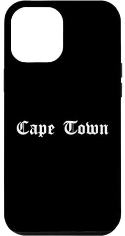 Cape Town, Gothic Type Hülle für iPhone 12 Pro Max