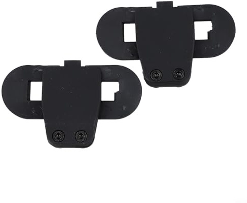 Besttoolifes 2 x Clip-Klemmhalterungen für TCOM Motorradhelm-Gegensprechanlage, BT-Gegensprechanlage, Kunststoff-Halterung, Zubehör, kompatibel mit FDC TCOM-Serie, sichere einfache Passform für