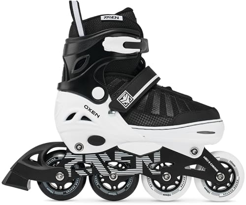 RAVEN Inline Skates Inliner für Kinder und Erwachsene OPTIONAL 2in1 mit Schlittschuhen verstellbar Oxen