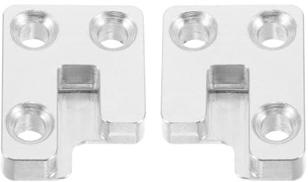Healeved Paar Klavierdeckel Soft Close Haken aus Stahl Messing Klavierbeschlag Ersatzset Kompatibel für Klavier Zubehör für Musikinstrumente