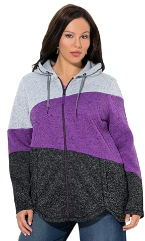 Ulla Popken Damen Sweatjacke