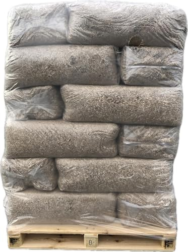 MISCANTHUS WIEDEMANN® | 18x 120 Liter Ballen Bio Miscanthus Gartenmulch | Umweltfreundlicher Mulch für Gartenbeete und Gartengestaltung | Alternative zu Rindenmulch und Hackschnitzel