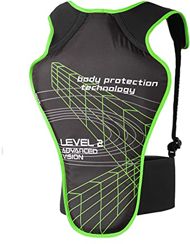 Büse Rückenprotektor (Black/Green,S)