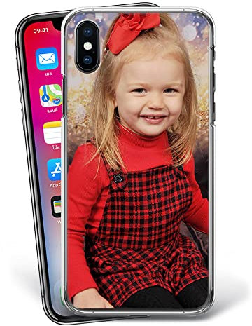 Personalised Phone Case For Apple Iphone 11 Custom Photo Gel Rubber Cover, Personalise with Image, Picture, Designs, Clear Case compatible with wireless chargers