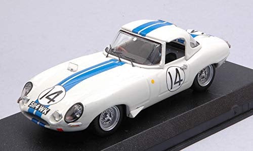 Jaguar E TYPE COUPE Nr. 14 LE MANS 1963 HANSGEN-PABST 1:43 - Best Model - Wettkampfauto - Die Cast - Modellauto