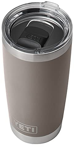 YETI Rambler 20 oz Tumbler, Stainless Steel, Vacuum Insulated with MagSlider Lid, Sharptail Taupe