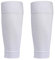 Balems Unisex Leg Sleeves Calf Guards Socks Football Shin Guards Sleeves Socks Tights Leg Warmer for Running, Cycling, Soccer, Golf, Tennis, Suitable for Calf Circumference 35-43CM White
