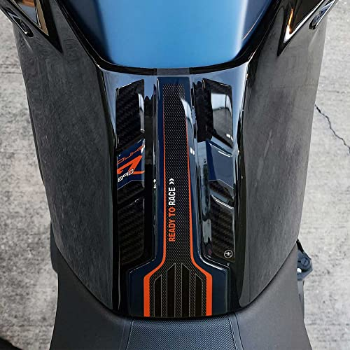 labelbike - 3D Gelharz Aufkleber Motorrad Tankschutz kompatibel mit KTM 890 Duke R 2022-2023 Atlantic Blue