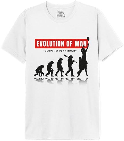 Republic of California MEREPCZTS128 T-Shirt, Blanc, XL Homme