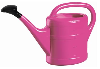 Bunte Gartengießkanne 5 Liter mit Brause (Pink)