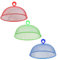 HOLIDYOYO Metal Mesh Screen 3pcs 28cm Food Cover Tent Umbrella Reusable Outdoor Picnic Food Covers Net Keep Out,