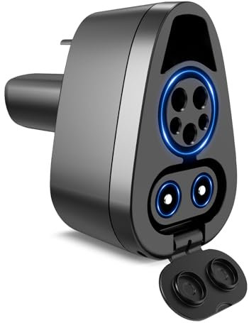 YIGPAIPO J1772 und CCS Adapter – 2-in-1 funktioniert mit Tesla CCS Adapter (Modell 3/Y/S/X) – J1772 auf Tsl Combo – CCS1 für Tesla Ladeadapter