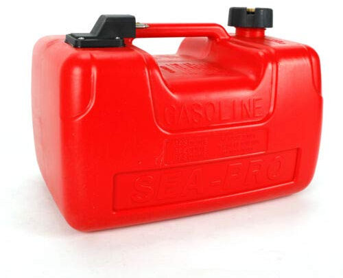 Mudshape 12L Fuel Tank Plastic Fuel Gas Tank Plastic Boat Tank Fuel Tank Petrol Tank Outboard Tank Replacement Tank Boat Tank for Outboard Marine Red