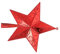 CHILDWEET Weihnachten Baum Topper Stern 20cm Baumkrone Schmuck Rot Kunststoff Material Foto Prop Festliche