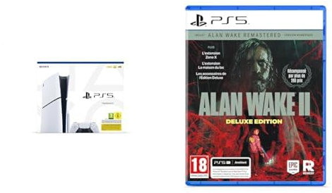 Playstation 5 Édition Standard & Alan Wake 2 Deluxe Edition - PS5