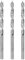 sourcing map 3pcs Brad Point Drill Bit 4mm(5/32) Dia Straight Round Shank Drill Metric Brad Point Spiral Twist Drill Bits for Carpenter Woodworking Plastic Rubber
