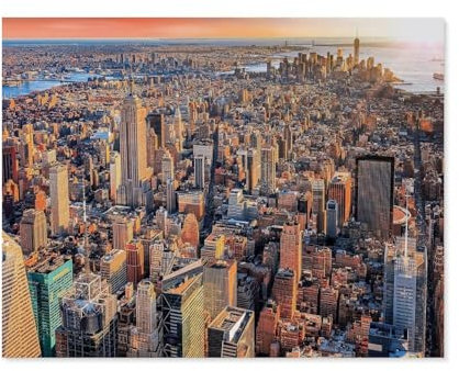Klassisches Puzzle 3D Puzzle DIY Kit Papier Spielzeug Einzigartiges Geschenk，New York City，Klassisches Puzzle 3D Puzzle DIY Kit Papier Spielzeug Einzigartiges Geschenk（38x26cm）-C57