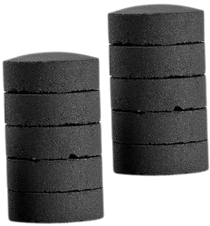 HEMOTON Carbón Vegetal para Barbacoa Al Aire Libre y Estufa Doméstica 33 Mm 10 Piezas Carbón De Leña Sin Humo Adecuado para Picnic, Fogatas y Parrilla Exteriores