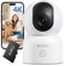 ZOSI 4K Überwachungskamera Innen WLAN mit 64GB Karte, 2,4/5Ghz WiFi, 360° Schwenkbar, KI Personen-/Haustiererkennung & Verfolgung, 2-Wege-Audio, One-Touch-Call, C518