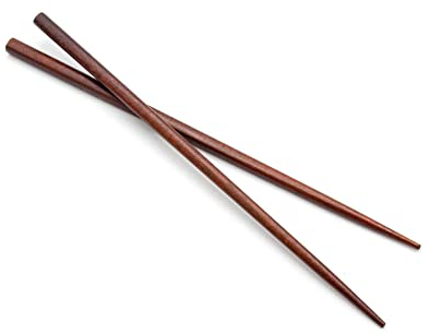 vhbw 1 par palillos chinos - Chopsticks, madera, natural clasico, marrón