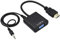 zdyCGTime Mit 3,5mm Audioanschluss VGA Weiblich zu HDMI Männlich Adapter Audio Video Kabel,Kompatibel mit Computer, Desktop, Laptop, PC, Monitor, Projektor,HDTV, AV,Set-Top-Box,Xbox.(VGA F/M)