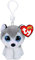 TY- Buff Husky Porte-clés, 2005113, Blanc
