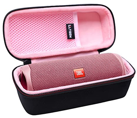 LTGEM EVA Travel Strorage Hard Case Compatible with JBL FLIP 7/6/5 Waterproof Portable Speaker - Pink