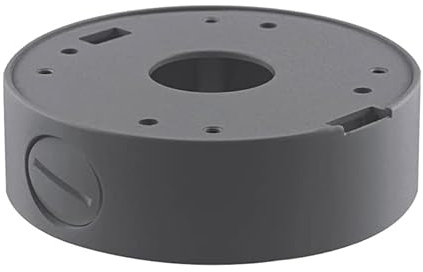 Small Base CCTV Camera Housing Extension Ring Junction Box (Grey) for Fixed Lens Dome Camera - Sentry CCTV