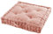 Douceur d'Intérieur Panama Coussin DE Sol, Rose Poudre, 60 x 60 CM