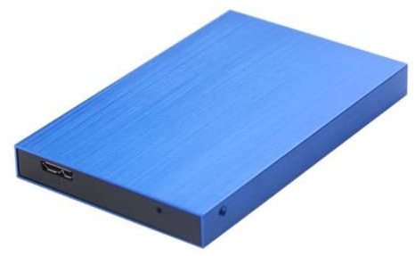 Hard disk esterno HDD 2 TB / 1 TB / 750 GB / 500 GB, USB 3.0 Portatile Storage Backup, adatto per PC Desktop, MacBook, Laptop, PS4, Xbox, Smart TV (160 GB, blu)