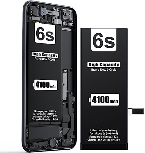 8000mAh Akku für iPhone 6s, EMNT Neuer 0-Zyklus Höhere Kapazität Li-ion Ersatz Akku für Modell A1633 A1688 A1700 mit Komplett Professionelle Reparaturwerkzeuge und Anweisungen