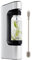 Twenty39 qarbo LUXE - Macchina per acqua frizzante in metallo di alta qualità, carbonatore per bevande gassate, erogatore di bevande gassate e bevande gassate, per gasare l'acqua (argento Amalfi)