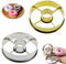 Auswalar Lot de 2 Emporte-pièces en Acier Inoxydable de 9,8 cm pour Donuts - Pour Mousse, Biscuits, Chocolat, Gâteaux